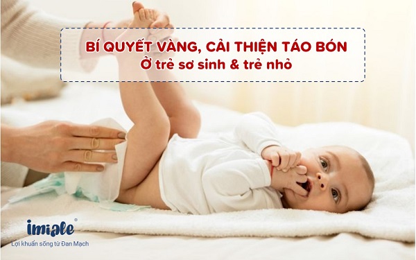 cải thiện táo bón ở trẻ