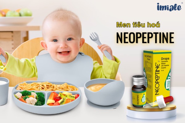Men tiêu hóa Neopeptine dạng nhỏ giọt cho trẻ sơ sinh