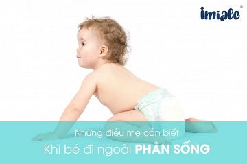 bé đi ngoài phân sống