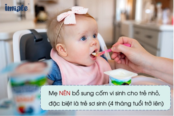 Có nên sử dụng men vi sinh cho trẻ sơ sinh không