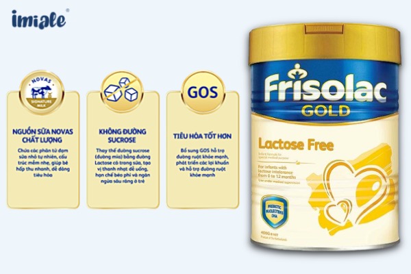 Sữa frisolac Gold Lactose Free