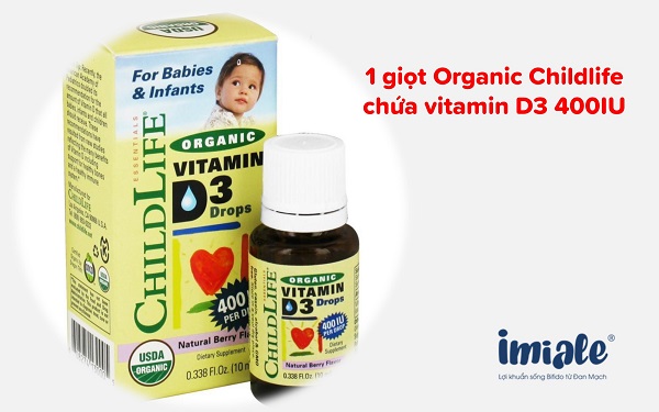 2.5 Vitamin D3 Organic Childlife 1