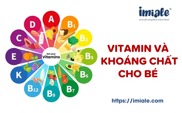 vitamin và khoáng chất cho bé