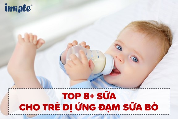 Top 8 sữa cho trẻ dị ứng đạm sữa bò tốt nhất hiện nay – Ưu nhược điểm từng loại