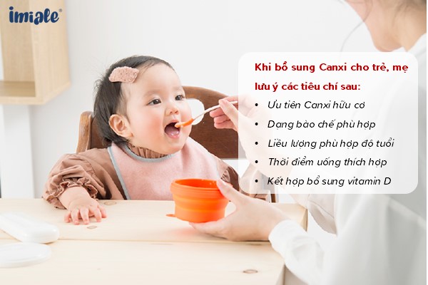 hướng dẫn bổ sung canxi cho trẻ