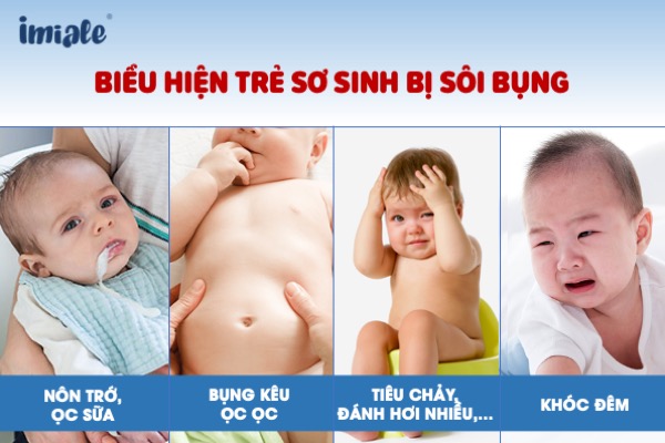 3. Dấu hiệu nhận biết trẻ bị sôi bụng