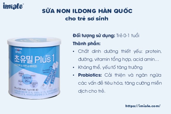 sữa non cho trẻ ILDONG