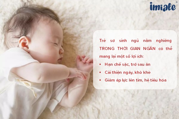 lợi ích trẻ sơ sinh nằm nghiêng