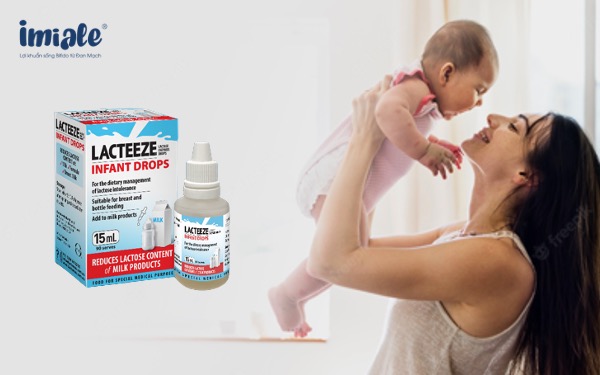 enzyme lactase cho bé Lacteeze Infant drops