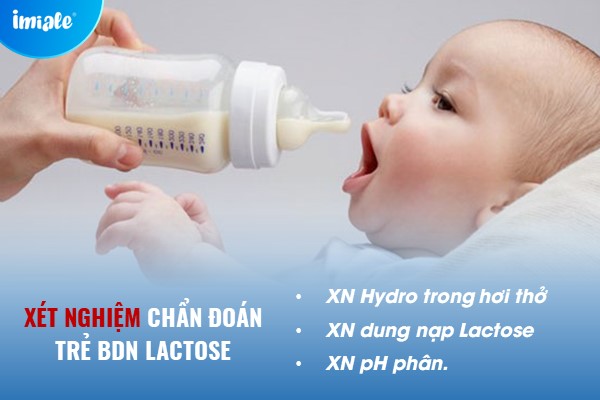 xét nghiệm chẩn đoán trẻ bất dung nạp lactose: pH phân, dung nạp Lactose
