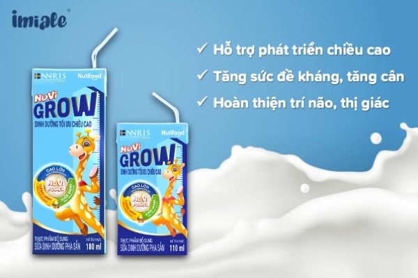 Top 8 sữa pha sẵn Nuvita Grow  