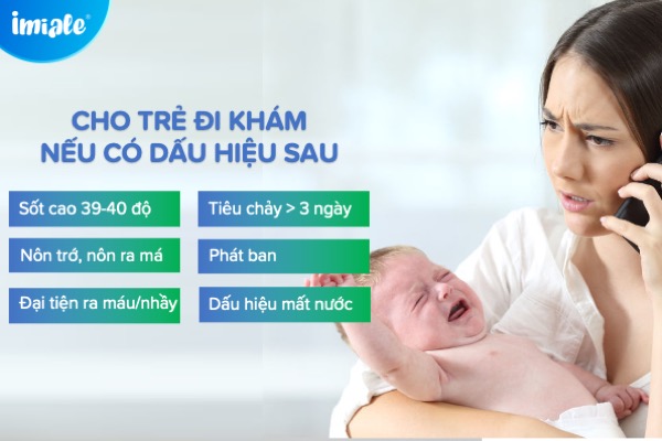Cách xử trí khi trẻ đi ngoài phân xanh đen