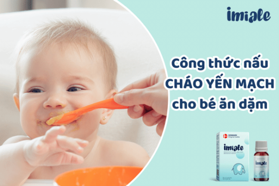 cháo yến mạch cho bé
