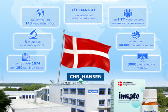 Chr.Hansen thương hiệu uy tín 150 năm tuổi tại Đan Mạch
