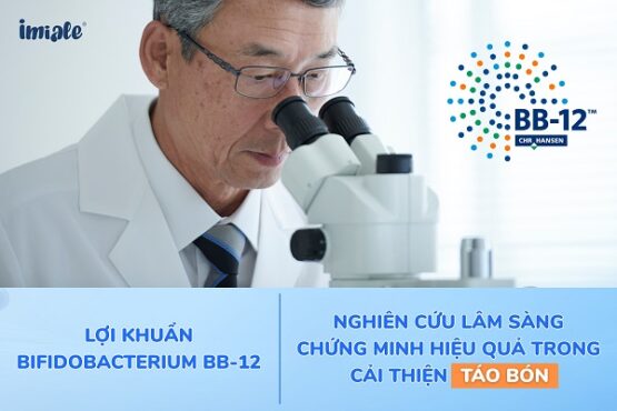 nghiên cứu lâm sàng chứng minh bifdiobacterium bb-12 cải thiện táo bón