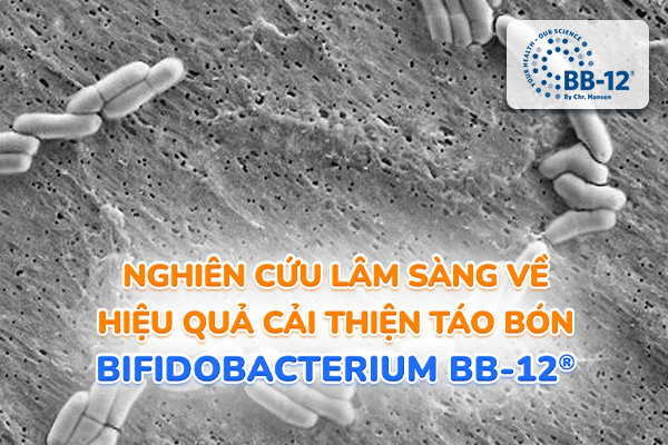 Nghiên cứu lâm sàng chứng minh bifdiobacterium bb-12 cải thiện táo bón