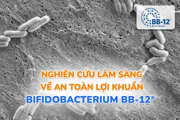 Nghiên cứu lâm sàng chứng minh an toàn của chủng lợi khuẩn Bifibacterium BB-12®